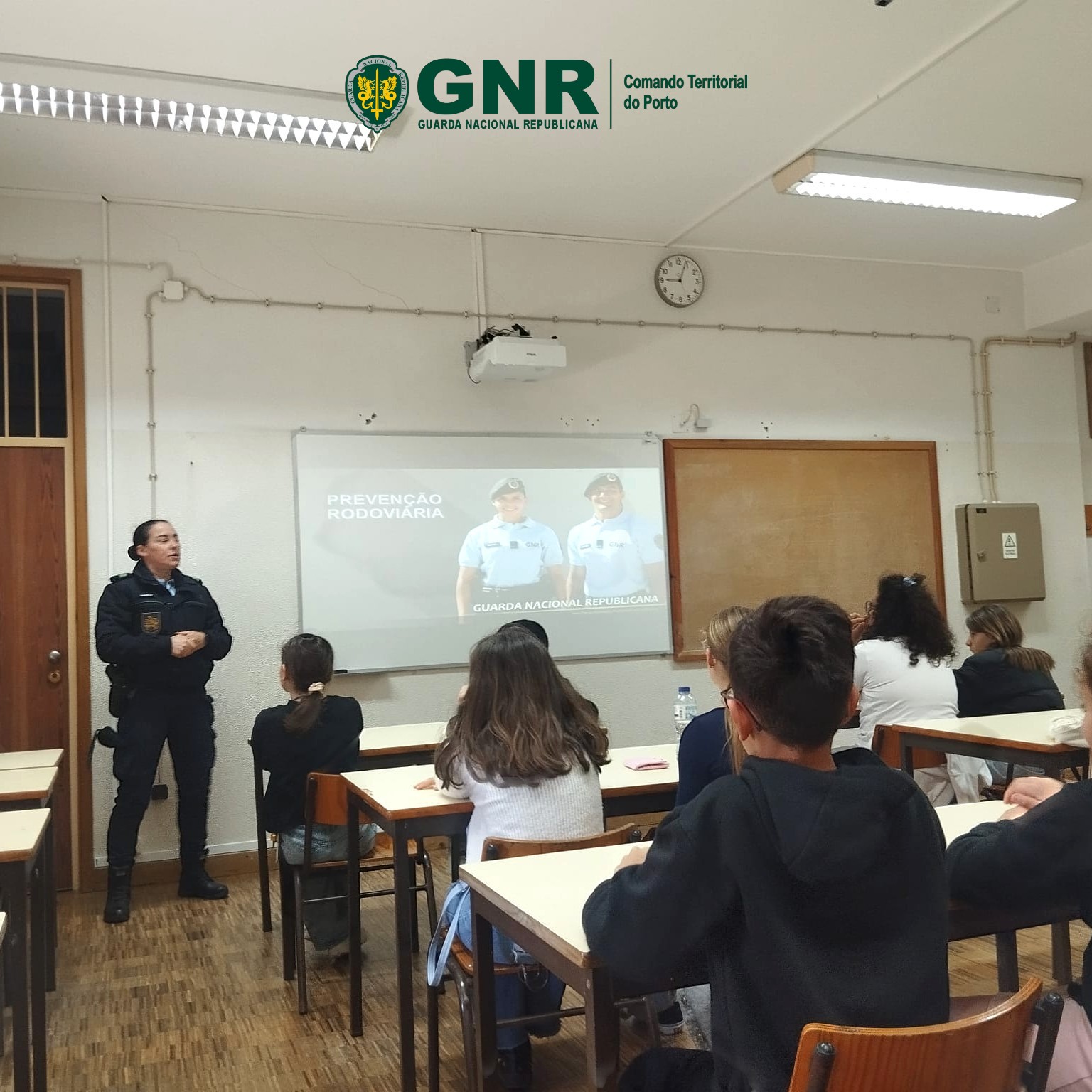 SPCPC de Gaia em ação de prevenção rodoviária na Escola EB 2/3 em Avintes